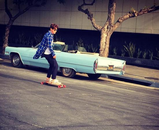 玩滑板照片,捕捉街头风采的动感瞬间  第3张